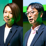 Photo: Ms. Kosaka & Mr. Matsuoka