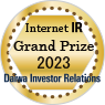 Daiwa Investor Relations "Internet IR Commendation Award 2023"<br/>